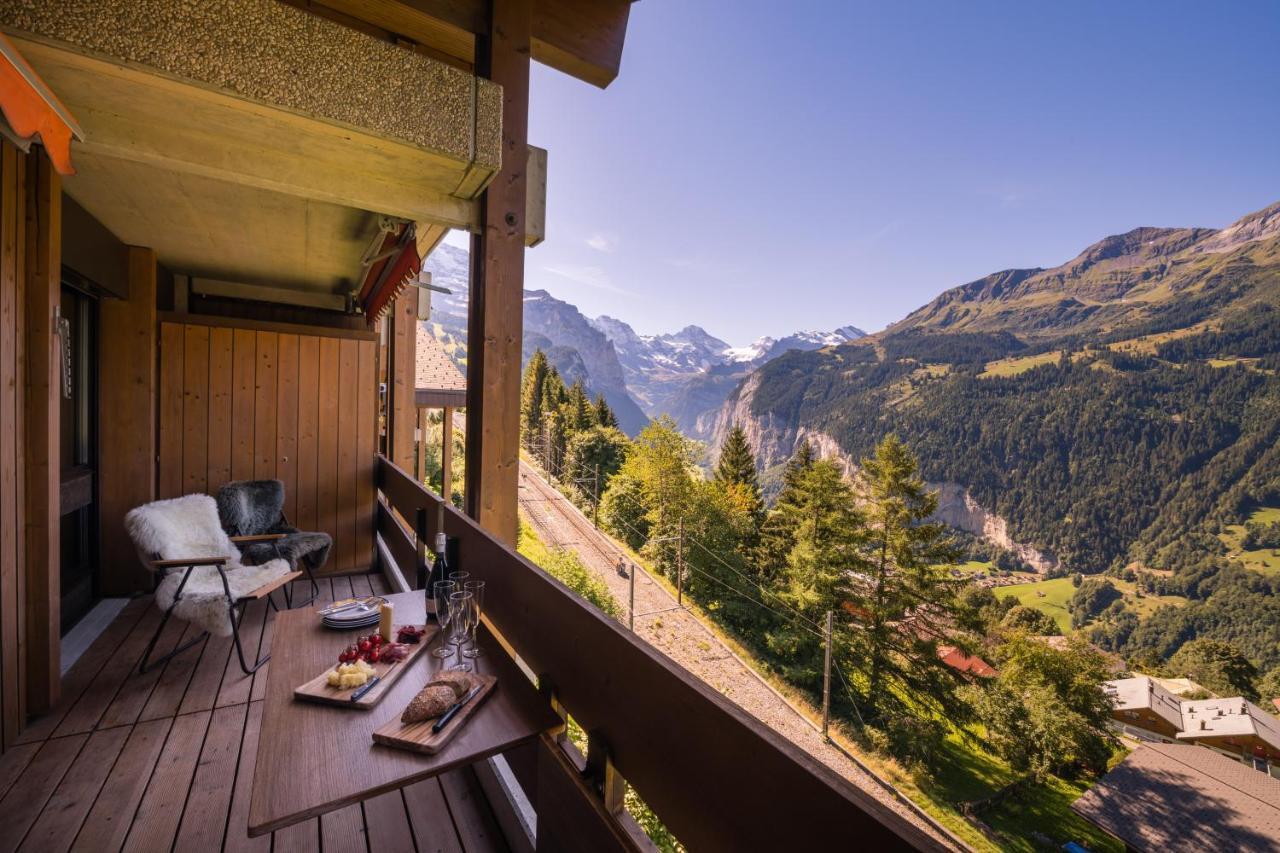 Chalet Primula Penthouse 翁根 外观 照片