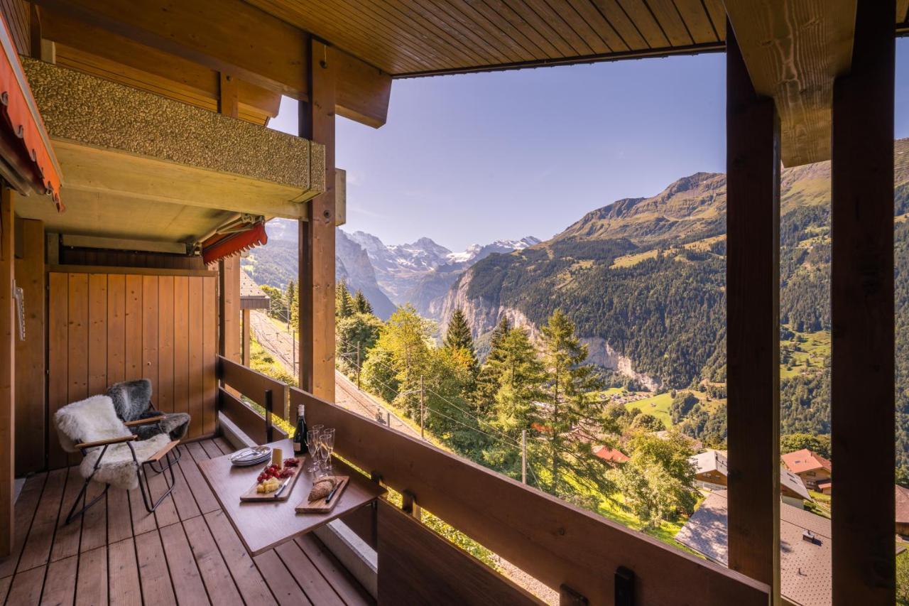 Chalet Primula Penthouse 翁根 外观 照片